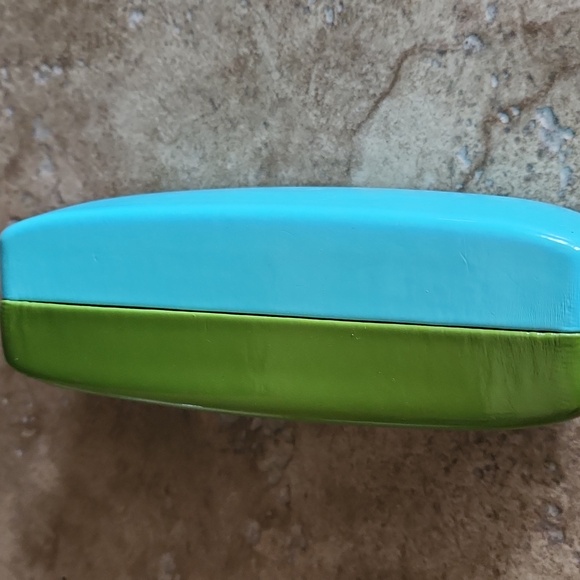 Kate Spade Vibrant Green and Blue Eye Glass Box - Picture 2 of 10